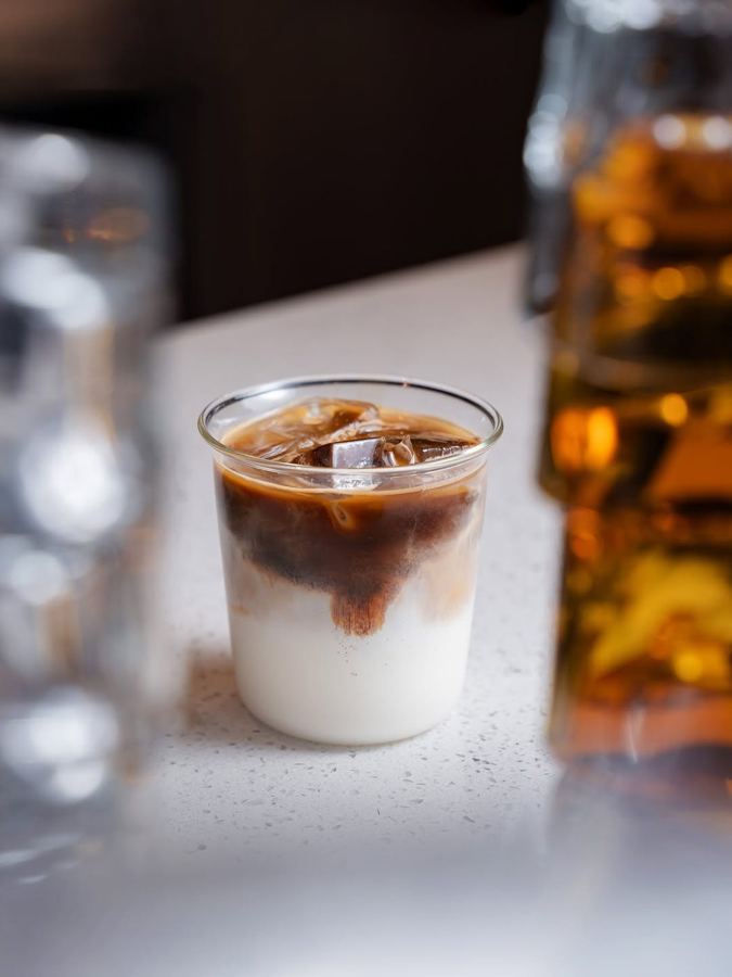 An iced latte